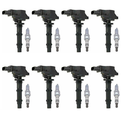 #ad 8X Ignition Coils 8X Spark Plugs for 2007 2015 Mercedes Benz 4.7L 5.5L UF535 $139.00