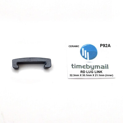 #ad For RADO CERAMIC Lug End Case LINK 32.3mm X 21.1m Watch Bracelet Strap Part P92A GBP 16.99