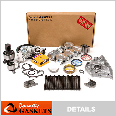 #ad 89 92 Toyota 4Runner Pickup 3.0L SOHC Master Engine Rebuild Kit 3VZE 1 pipe $369.00
