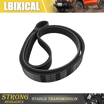 #ad LBIXICAL 6PK1370 Serpentine Belt Rib Ace Precision Engineered V Ribbed Belt $15.57