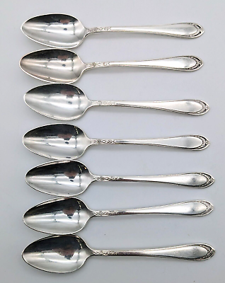 #ad Set of 7 replacement International Silver 1847 RogersBros Lovelace Teaspoons $16.99