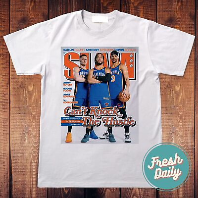 #ad Knicks Jalen Brunson Hart Donte NY Slam Cover Unisex T Shirt $25.00