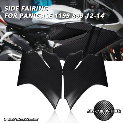 #ad Carbon Fiber Fairing Side Cover Panel Cowl Kit For DUCATI Panigale 1199 899 $246.99