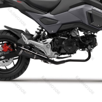 #ad For Honda Grom 125 MSX125 13 23 Full Motorcycle Exhaust Slip on Muffler Heade $98.87
