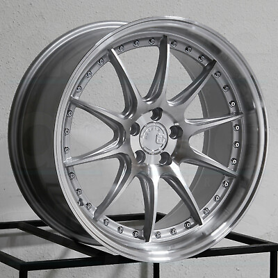 #ad Aodhan DS07 DS7 18x8.5 5x100 35 Silver Machined Wheel 18quot; inch Alloy Rim 73.1 $224.75