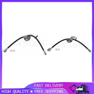 #ad For 2010 2012 Ford F 150 2x Front Left Front Right Sunsong Brake Line Brake Hose $48.56