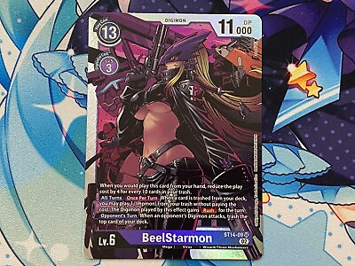 #ad BeelStarmon ST14 09 NM Digimon TCG $3.70