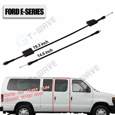 #ad Right Side Hinged Door Latch Release Cable For 1992 2014 Ford E150 E250 E350 Van $15.29