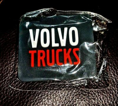 #ad Volvo Trucks Driver Life Black amp; Orange Rubber Novelty Key Chain Keychain NEW $7.50