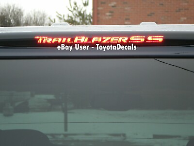 #ad FITS Chevy quot; TrailBlazer SS quot; 3rd Brake Light Decal 2006 2007 2008 2009 $13.00