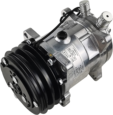 #ad Universal A C Compressor with 2PK Clutch SD 508 Style 5H14 R134A V Belt 12V $185.99