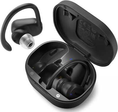 #ad Philips Wireless Earbuds Sports Headphones with Detachable Ear Hooks $14.99