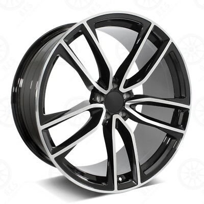 #ad 22quot; Wheels Fit Mercedes GLE GLS 22x9 32 5x112 Black Machined Rims Set 4 $1321.00