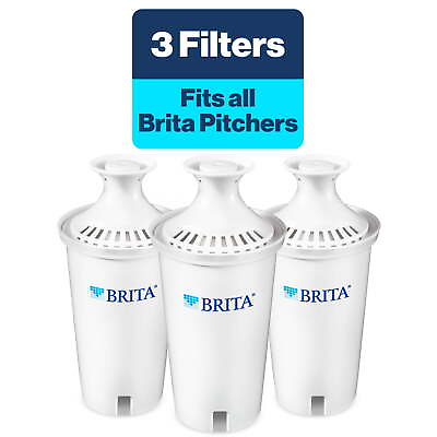 #ad Standard Water Filter Replacement Filters for Pitchers and Dispensers BP $16.73