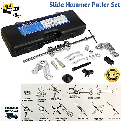 #ad Slide Hammer Puller Tool Replaces Harbor Freight Wheel Removal Rear Axle Bearing $270.55