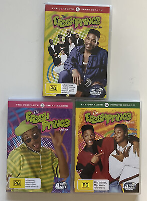 #ad The Fresh Prince Of Bel Air Seasons 1 4 DVD R4 Comedy Will Smith Tv Series AU $23.50