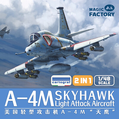 #ad MAGIC FACTORY 5002 1 48 A 4M SKYHAWK Light Attack Aircraft Plastic Model $67.23
