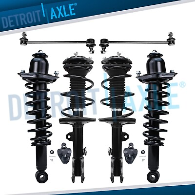 #ad 8pc Front amp; Rear Struts Lower Ball Joints Sway Bar for 2011 2013 Toyota Corolla $280.94