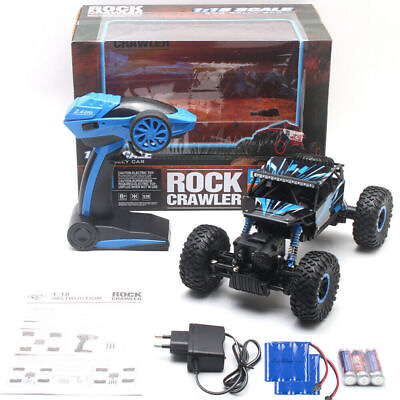 #ad 4WD Rock Crawler Truck Electric Monster Truck 1:18 2.4G RC Car Off Road Vehicles $27.58