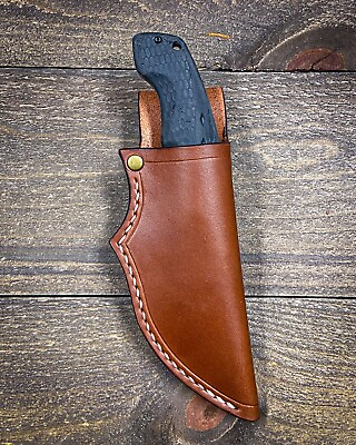 #ad #ad LEATHER CUSTOM HANDMADE SHEATH FOR FIXED BLADE 5 7quot; KNIFE HOLSTER made in TX USA $34.99