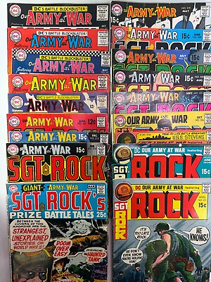 #ad SGT ROCK : Individual DC Vintage OUR ARMY at WAR Comic Books. Choose from many $6.00