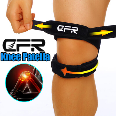 #ad Adjustable Knee Strap Support Sports Patellar Tendon Jumpers Runner Band Brace $9.99