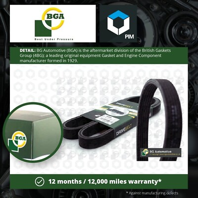 #ad 6 Rib Multi V Drive Belt fits VOLVO C70 Mk1 2.0 97 to 05 BGA 30731809 Quality GBP 40.21