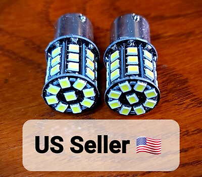 #ad 2 Single Contact LED light Bulbs Replacement Deere Mower Tractor Headlight mower $10.79