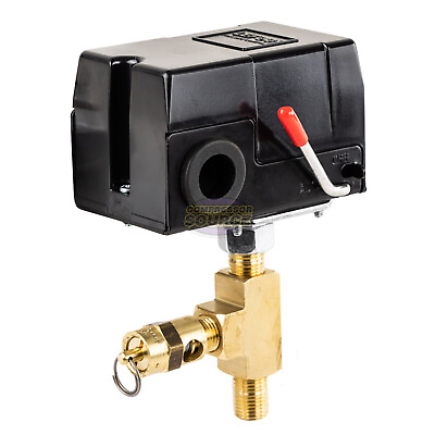 Replacement 95 125 PSI Pressure Switch Craftsman Air Comp w 140 PSI Relief Valve $39.95