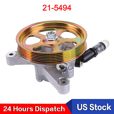 #ad POWER STEERING PUMP W PULLEY FOR 2008 2012 HONDA ACCORD CROSSTOUR PILOT V6 3.5L $93.00