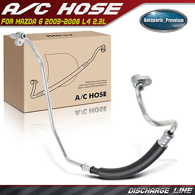 #ad New A C Discharge Line Hose for Mazda 6 2003 2004 2005 2006 2007 2008 L4 2.3L $25.99