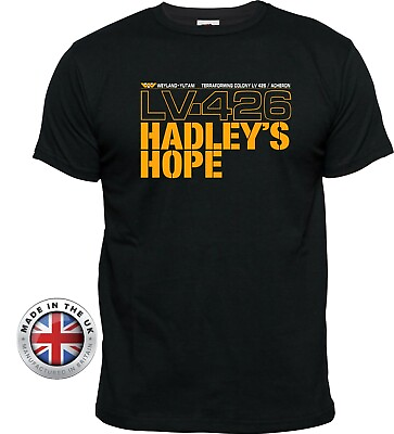#ad Alien Weyland Yutani Hadleys Hope printed T Shirt. Unisex or Women#x27;s Fitted Tee GBP 14.99