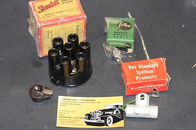 #ad 1940 PACKARD DISTRIBUTOR CAP TUNE UP KIT $68.00