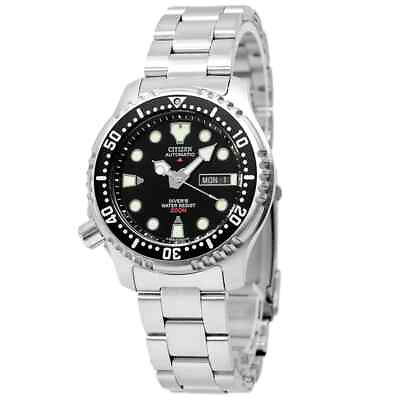 #ad Citizen Men#x27;s Promaster Sea Lefty Automatic Black Dial Watch NY0040 50E NEW $184.00