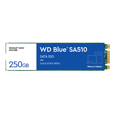 #ad Western Digital 250GB WD Blue SA510 SATA SSD Internal M.2 2280 WDS250G3B0B $39.99