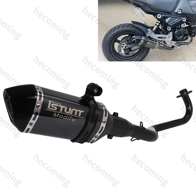 #ad Motorcycle Full Exhaust System Slip on Baffle For Honda Grom msx 125 2013 2024 $97.78