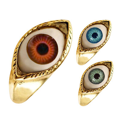 #ad Evil Eye Ring for Women Alloy Ring Punk Devil#x27;s Eye Ring Girls Jewelry Ring $7.36
