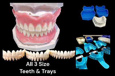 #ad CompleteFit DIY Crafting Teeth Kit Perfect Fit 3 Sizes Not Medical Device $159.99