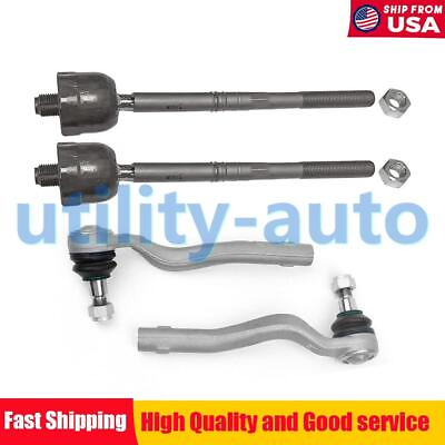 #ad 4PCS New Front Inner amp; Outer Steering Tie Rod End Linkage Set For Benz C218 X204 $119.99