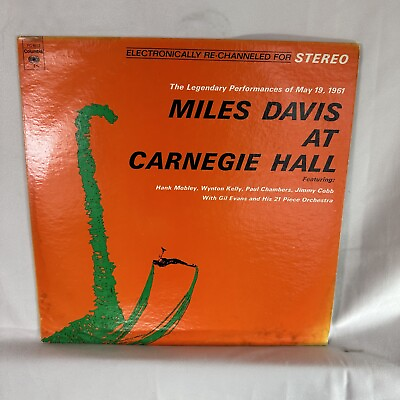 #ad #ad Miles Davis At Carnegie Hall Vinyl Record 1970#x27;s Columbia Jazz LP $10.00