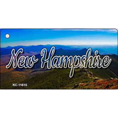 #ad New Hampshire Mountain Range Key Chain KC 11615 $14.95