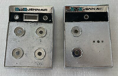 #ad Jenn Air Vintage C301 Cooktop Escutcheon Set Control Panels 12200055 amp; Y702834 $29.99