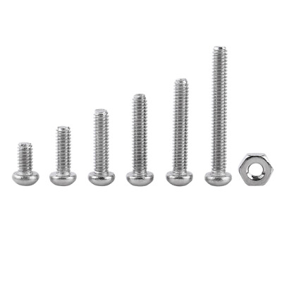 #ad 230pcs M2 Stainless Steel SS304 Hex Socket Button Head Screws Bolts Nuts Kit $9.73