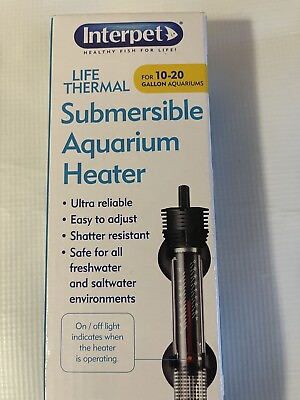 #ad Aquarium Light Interpet Life Thermal Submersible For 10 20 gallon Aquariums $15.00