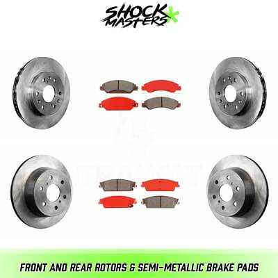 #ad Front amp; Rear Rotors amp; Semi Metalic Brake Pads for 2007 Chevrolet Avalanche $261.51