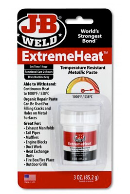 #ad JB Weld 37901 3 oz. Extreme Heat Temperature Resistant Metallic Paste $8.89