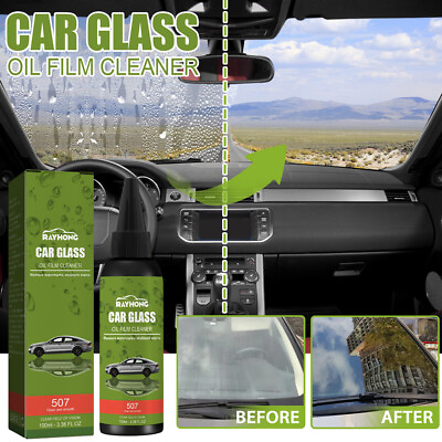 #ad 100ML Car Glass Oil Film Cleaner Removal Paste For Windshield Water Spot Remover $11.36