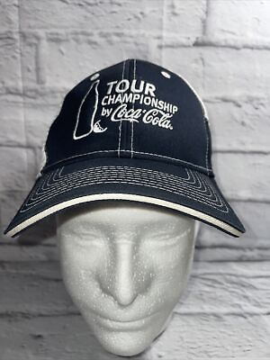 #ad East Lake Tour Of Mens S M Blue White Fitted Baseball Hat $11.98