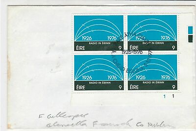 #ad eire ireland 1976 radio stamps cover ref 20312 GBP 8.00