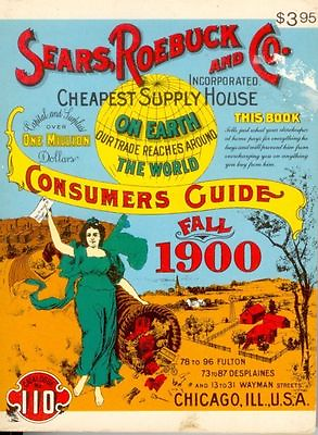 #ad #ad Sears Roebuck and Co. Consumers Guide: Fall 1900 Miniature Reproduction $5.13